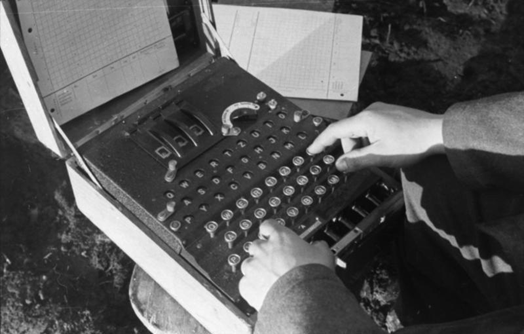 Enigma in use, 1943